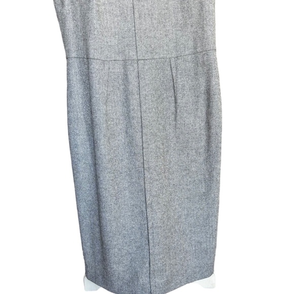 Banana Republic | Women's Pleat Neck Flannel Dress - Picture 7 of 15